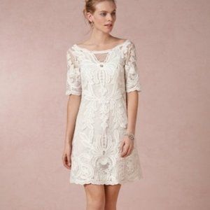 BHLDN Vienna Lace Dress | Ivory | 4